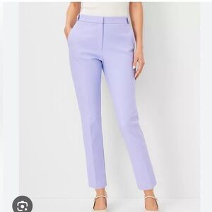 Ann Taylor Eva Ankle Pant in Lavender sz 2